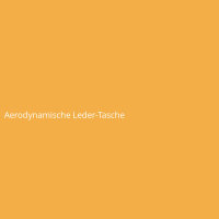 Aerodynamische Leder-Tasche
