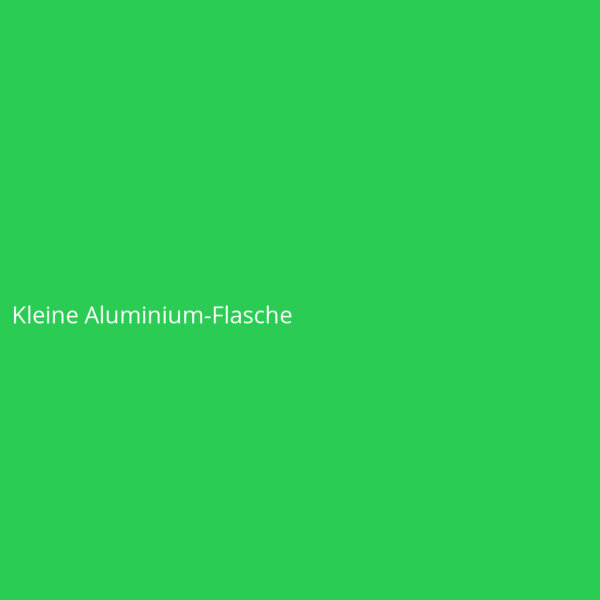 Kleine Aluminium-Flasche