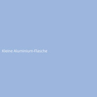 Kleine Aluminium-Flasche