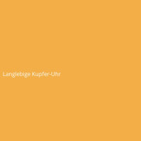 Langlebige Kupfer-Uhr