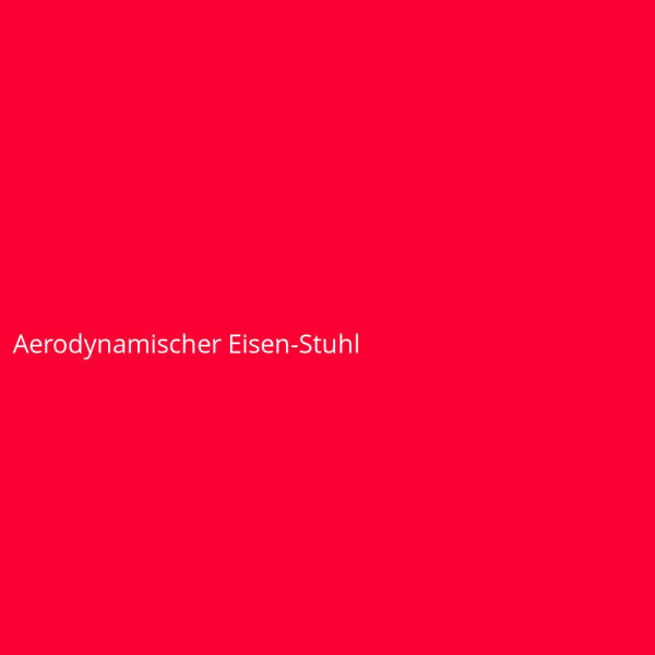 Aerodynamischer Eisen-Stuhl