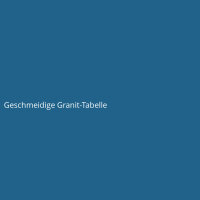 Geschmeidige Granit-Tabelle